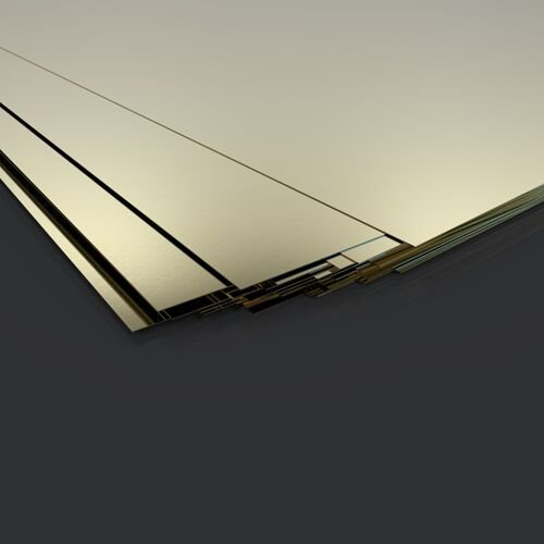 JD Multi Metals - Brass Sheet Plate 2mm Thick - Various Sizes, Brass, 400mm x 400mm