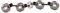 Deckenstrahler 4 Flammig Deckenlampe Flur Deckenleuchte Wohnzimmer (Rauch Glas, Deckenspot, Bronze Optik, 4 x E14, Beweglich)
