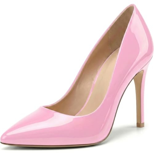 Scarpe décolleté da donna, con tacco alto a spillo, per feste, club, lavoro e appuntamenti, taglie da 36 a 46