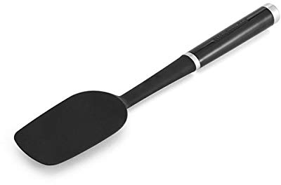 KitchenAid KE030OHOBA Classic Spoon Spatula, Plastic, Black 2
