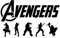 Avengers Wandtattoo Superheld Aufkleber Iron Man Grüner Riese Raytheon Comic Poster Junge Kindergarten Kinder Wand Art Deco Wandbild 68X42 Cm