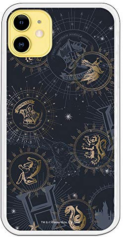 Schutzhülle für iPhone 11, offizielle Harry Potter-Insignien, Sternbilder, zum Schutz Ihres Handys. Schutzhülle für Apple aus flexiblem Silikon, offiziell lizenziert von Harry Potter.