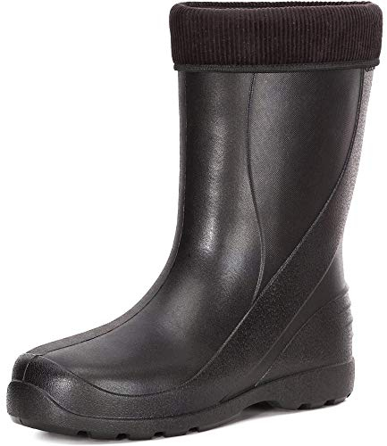 Ladeheid Stivali Donna in Eva con Calza Estraibile LADW002 (Nero, 38 EU)