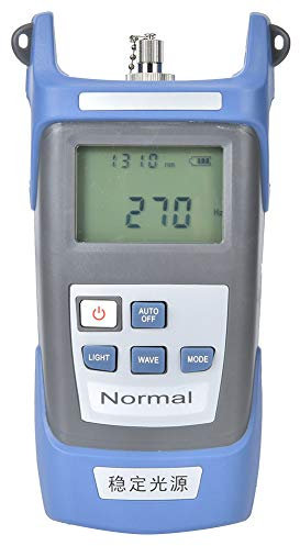 Fiber Optical Power Meter Laser Light Source Optical Power Meter Handheld Fiber Optical Tester Fiber Testing Tool for Telecommunications Engineering Maintenance
