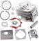AISEN 44mm Zylinder & Kolben Dichtung für Fuxtec MFS520, FX-PS152, FX-MT152, 4in1 Motorsense Freischneider
