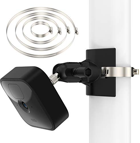 Blink Camera Pole Montagehalterung, Die Neue Blink Outdoor Blink outdoor 4 Blink XT2 Wandhalterung von TIUIHU, anwendbarer Rohrdurchmesser Größe 30 mm - 200 mm (1,18-7,87 Zoll) (1 Pack)