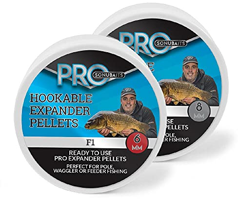 Sonubaits Hookable Pro Expander Soft Hook Pellets Carp Fishing Bait - F1 8mm