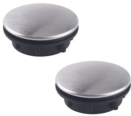2 Pack Sink Tap Hole Cover Kitchen Faucet Hole Cover Stainless Steel-45mm
