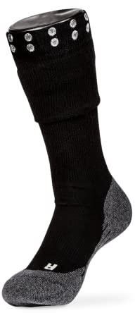 Socklaender Die Doppelschaft Socke 1 oder 2 Paare | Schluss mit Dreck im Schuh, Funktionssocke mit innovativem Aussenschaft | Angenehme Passform, bekannt aus Die Höhle der Löwen [schwarz]
