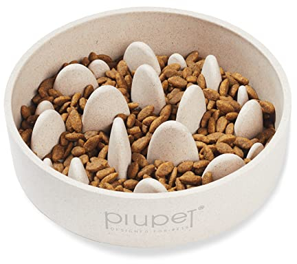 PiuPet® Gamelle Anti-Glouton pour Chien Grande Taille | Passe au Lave-Vaisselle | 1,4L