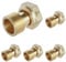 Raccord 2 pièces écrou 20/27 mâle 20/27, Paquet de 5