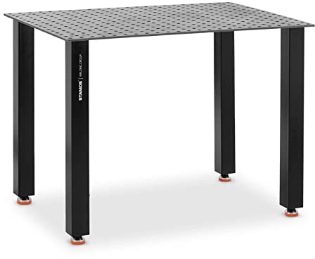 Stamos Welding Group SWG-TABLE12016ECO+ Mesa de Soldadura 100 kg 120 x 80 cm Mesa para soldar Mesa de Soldador Mesa de Soldadura Regulable en Altura