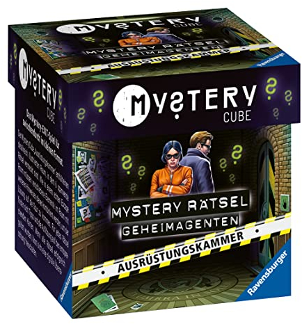 Ravensburger 20228 - Mystery Cube - Die Agentenmaterialkammer - Für Rätsel-Begeisterte ab 10 Jahren