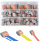 60 Stück Elektrische Anschlussblöcke, Verbindungsklemme Set mit Hebel, Klemmen Set für Feste, verseilte und Flexible Kabel, 30Pcs 2 Eingänge und 20Pcs 3 Eingänge, 10Pcs 5 Eingänge