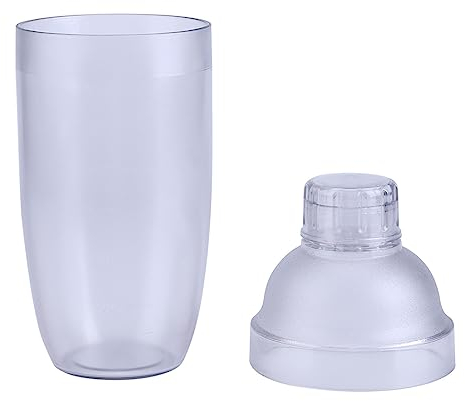 Coctelera Transparente Antifugas para Cóctel, té con Leche, Herramienta para Bar, Coctelera Pequeña de 700Cc, Coctelera de Plástico Transparente