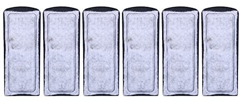 Aramox Filtro in Cotone, 6 Pezzi di Ricambio per Filtro in Cotone per Acquario, Accessorio per Filtro a Parete per Acquari