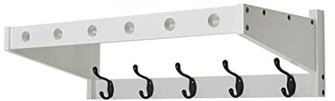 Porte Manteau Mural Patere Murale Étagères Flottantes En Bois Et Rebord, Porte-manteau Avec Crochet En Métal Pour Organisateur De Rangement Décoratif Pour Entrée Chambre Crochet Mural Crochet Porte Ma