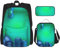 HJLUUFT Juego de mochila de 3 piezas, mochila escolar grande con lonchera y estuche para lápices, juego de mochila, elegante y práctico