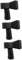 ifundom 9pcs Spring-clip Microphone Clip Holder with Port Adapter for Studio Stage Bar School Use Premium Construction