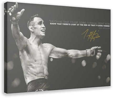 zxjwcm Tony Ferguson Poster, 1 Leinwand-Poster, Wandkunst, Dekordruck, Bild Gemälde für Wohnzimmer, Schlafzimmer, Dekoration, Rahmen: 50 x 75 cm