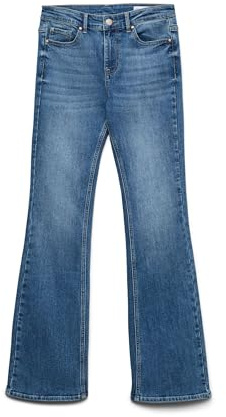 VERO MODA Female Ausgestellt VMFLASH Mid Rise Ausgestellt Jeans | Flared fit jeans