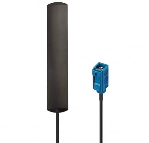Universelle Autoantenne mit Fakra-Z Anschluss | 4G LTE Mobilfunk WLAN WiFi Bluetooth Antenne | 6dBi 2,4GHz | Signalverstärkung für CarPlay | 1,5 Meter
