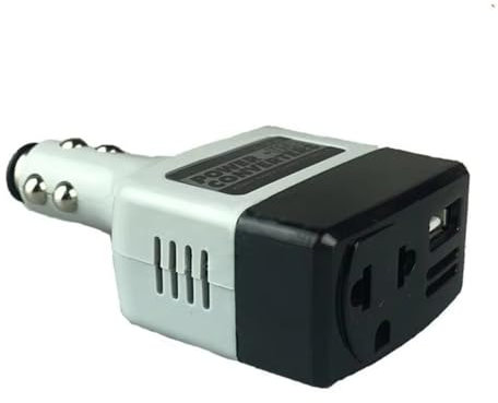 Inversor Onda Pura Inversor Corriente Móvil Coche Adaptador USB 12/24 V CC A 220 V CA Compatible con Todos Los Teléfonos Móviles.