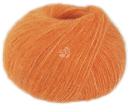 LANA GROSSA Alpaca Air II | Leichtes Schlauchgarn mit Baumwolle | Handstrickgarn aus 50% Alpaka (Baby), 27% Polyamid, 14% Baumwolle & 9% Schurwolle (Merino) | 50g Wolle, Stricken & Häkeln | 140m FB 8