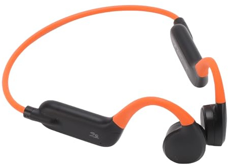 Fdit Advanced Bone Conduction Headphones with Hearing Assistance, 5.4, 20+ Hours Battery Life IP56 Ergonomic Neckband Design