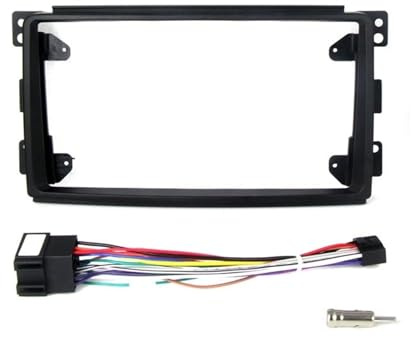 Kit Autoradio Cache-Radio pour Benz pour Smart pour Fortwo 2006 2007 2008 2009 Voiture 2Din Cadre De Modification Audio Fascias Panneau Radio Stéréo