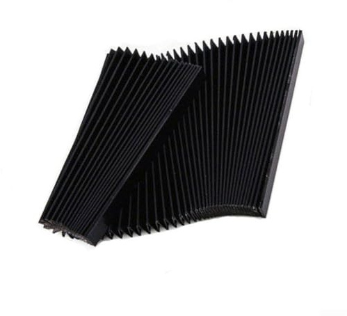 Copertura a soffietto di protezione flessibile piatta per sistemi e attrezzature per guide lineari per fresatrice CNC (190 mm)