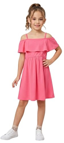 A2Z 4 Kids Girls Off Shoulder Skater Dress Party Wear Age 5-13 | Stylish Off Shoulder Skater Outfit for Parties & Special Occasions