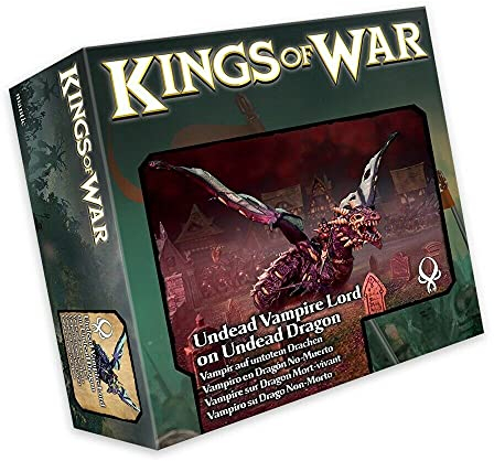 Mantic Games MGKWU204 Miniatur-Spiel, Vampir, Herr auf Untoten Drachen, Mehrfarbig