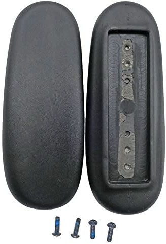 Zjp 2X Universal Office Desk Computer Chair Replacement Part Arm Pads Armrest 4 and 5.5 Mounting Hole, Vinyl