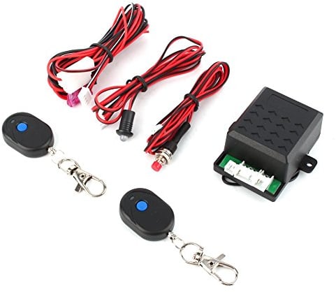 Keenso 1 Set Universal-Auto-Fernbedienung, Wegfahrsperre, Alarmsystem, Diebstahlschutz, Keyless-Entry-System mit Fernbedienungen