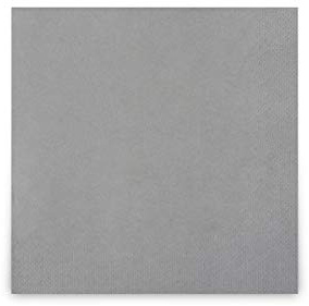 Funny Zelltuchservietten | 33 x 33 cm, 1/4 Falz, 3-lagig, grau|4er Pack (4 x 250 Stück)