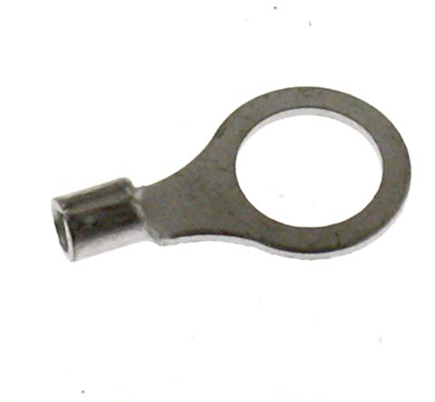 25 Stück SeKi Ringkabelschuhe 1,5-2,5mm², M8 I Quetschkabelschuhe unisoliert I für mehr-, feindrähtige Leiter I Presskabelschuh aus verzinntem Kupfer