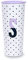 Kate Spade New York Insulated Stainless Steel Initial Tumbler, 24 Ounce Double Wall Travel Cup with Lid, S (Purple)