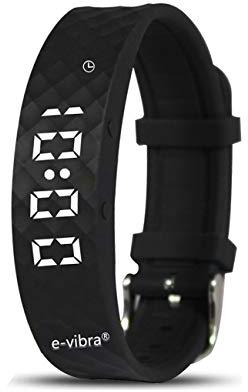 Potty Training Watch - Silent Vibrating Alarm Reminder Watch with Countdown Timer (Black)