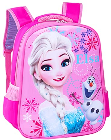 Die Eiskönigin Rucksack Kinder, Frozen Schulrucksack, Elsa Anna Olaf Kinderrucksack, Schultasche, Rucksäcke, Kindergartenrucksack, Kindergarten Tasche, Kinderrucksäcke, für Jungen Schule Mädchen