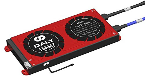 DALY BMS 4S 12V 150A Li-Ion Akku Management System Akku Pack Protection Board mit Common Port und Balance Leads für Home DIY 18650 Battery Electronic Device