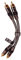 Goldkabel Cinch Stereo Kabelbrücke 2X RCA auf 2X RCA Jumper 0,15 m