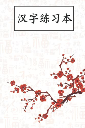 Quaderno di scrittura cinese: taccuino per i caratteri cinesi e pinyin - 120 pagine - quadretti 1cm: 汉字练习本