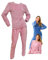 il granchio Tuta DONNA in Pile con Zip - Pigiama Donna Pile - Pigiama Donna Pile Morbido - Tuta Donna Invernale - Pigiama Donna Coral (6013 CORAL MALVA, L)