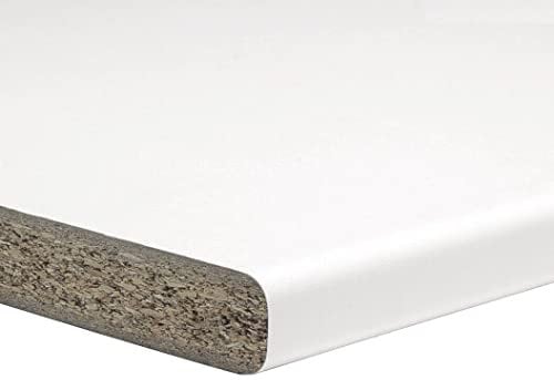 Generico Top per Cucina Piano Cottura in Laminato Stratificato HPL sp mm 38 x 2050 x 600 - Colore: Bianco