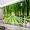 MERVOS Tapete Fototapete 3D selbstklebende PVC-Tapete natürliche Landschaft Wald Taube Wohnzimmer Schlafzimmer Dekoration
