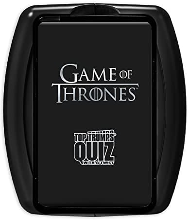 Winning Moves Top Trumps Quiz Der Thron der Schwerter, Fragenspiel, Testen Sie Ihr Wissen und Ihr Gedächtnis mit Tyrion Lannister, Cersei Lannister, Arya Stark, Daenerys Targaryen