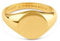 CUFF Copenhagen Ellery Siegelring Gold aus Premium 925 Sterling Silber mit 18 karat Vergoldung für Herren und Damen (62)