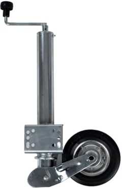 Generisch Stützrad Bugrad Schwerlastrad Automatik 60 mm Rohr-Ø kpl. mit Flansch