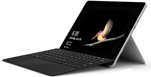 Microsoft Surface Go 2, 10,5 Zoll FHD 2-in-1 Notebook, Intel Pentium Gold 4425Y, 4 GB RAM, 64 GB SSD, Silber, japanische Tastatur, Windows 11 Pro (erneuert)